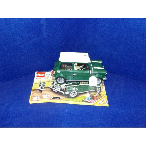 362 - A Lego Creator model of a Mini Cooper motor car no. 10242