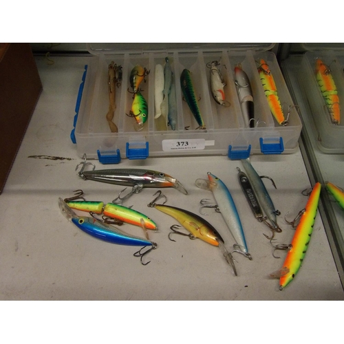 373 - Assorted fishing lures