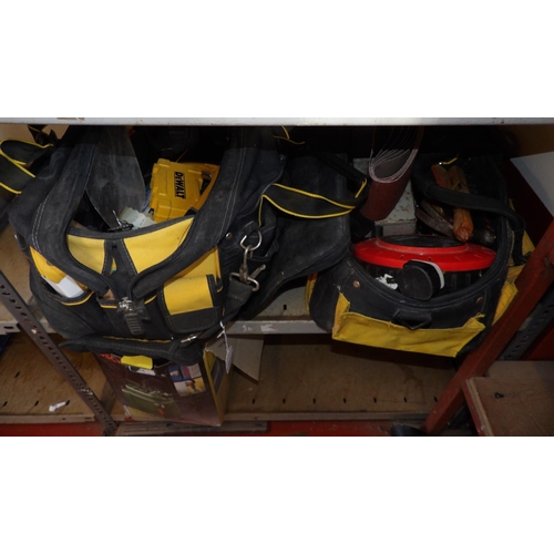 113 - Two tool totes containing an assortment of tools