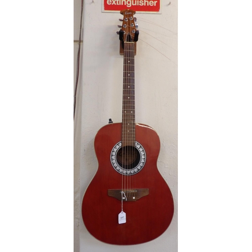 157 - An Encore electric semi acoustic guitar