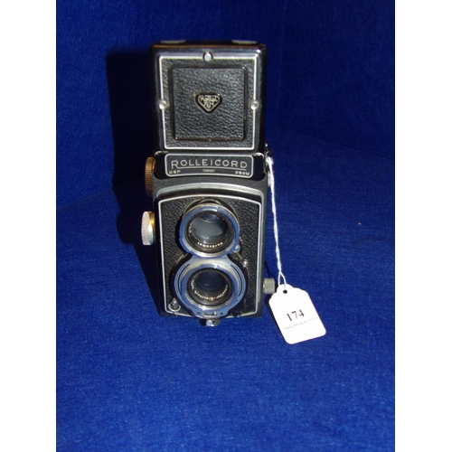 174 - A mid century Franke & Heidecke Rolleicord camera