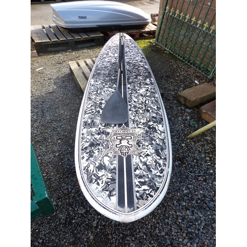 27 - A Starboard paddle board and paddle