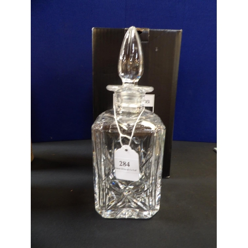 284 - A John Rocha Waterford crystal whisky decanter