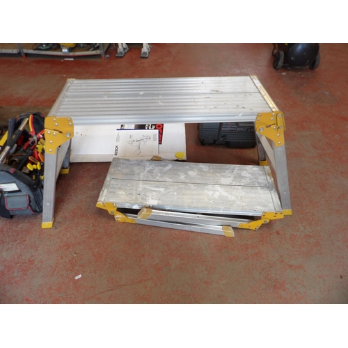 80 - Two ProDeck aluminium folding work platforms