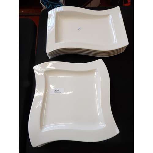 306 - A set of contemporary Villeroy & Boch Wave plates