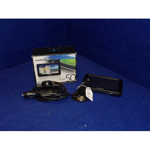 343 - A Garmin nuvi 50 satellite navigation system