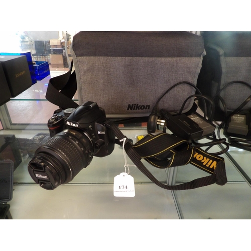 174 - A Nikon D3000 camera