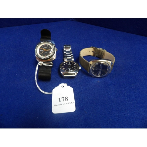 178 - Three wrist watches