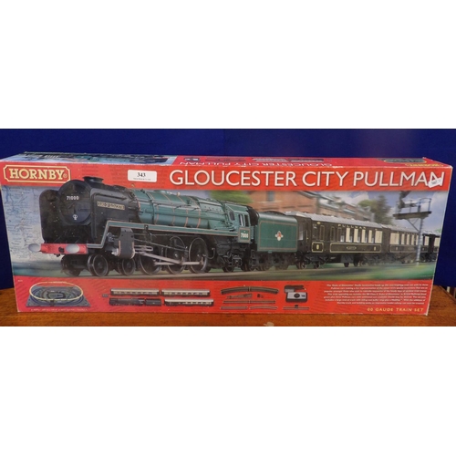 343 - A Hornby Gloucester City Pullman 00 gauge train set