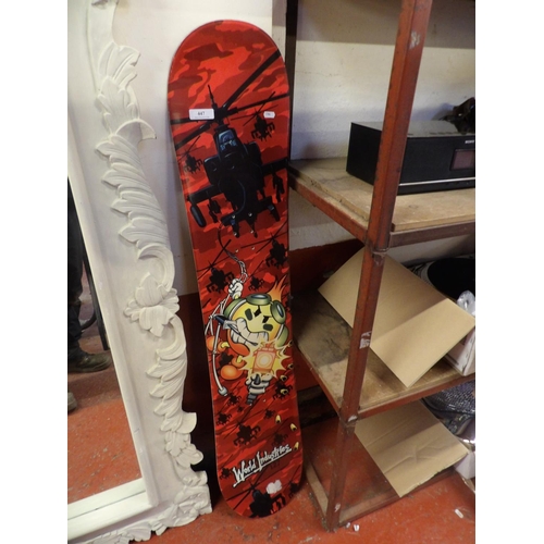 447 - A child's World Industries skateboard deck