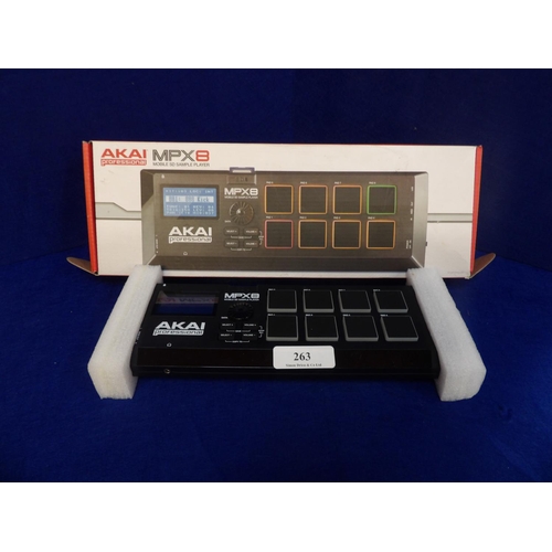 263 - An Akai Professional MPX8 mobile SD sample player