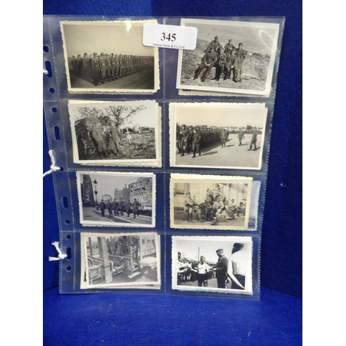 345 - A collection of vintage postcards pertaining to World War II German soldiers