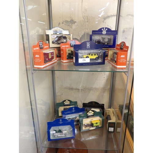 196 - An assortment of  boxed diecast model commercial vehicles