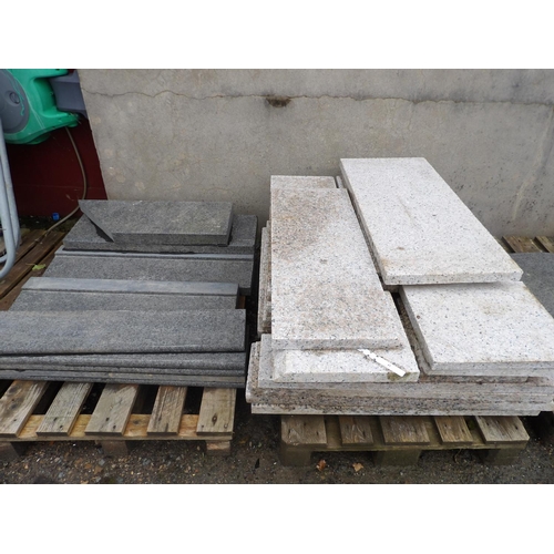 41 - A range of granite cladding/slabs, coping and sills