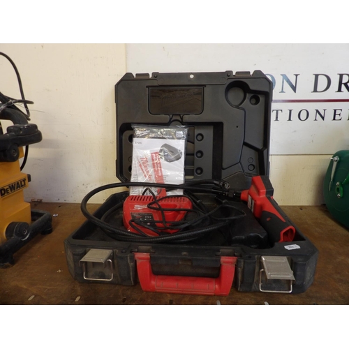 85 - A Milwaukee 12 volt cordless endoscope and accessories