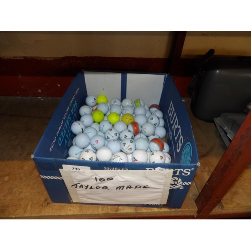 396 - A quantity of tailor made golf balls (circa 100)