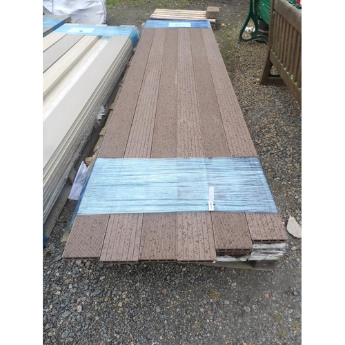 28 - A quantity of HD Deck composite prime decking boards (19.44 sqm) - unused