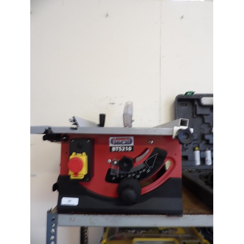 89 - A Lumberjack BTS210 table saw