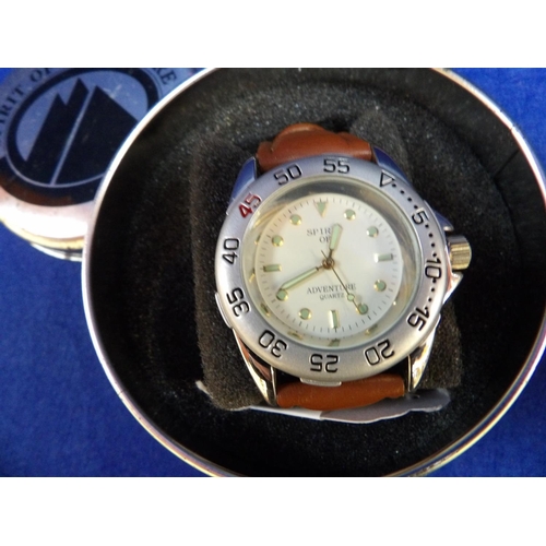 147 - A Spirit of Adventure quartz wrist watch