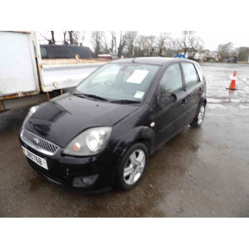 15 - A 2008 Ford Fiesta Zetec Climate 1.4 five door hatchback J115768 (petrol/manual),odometer reading 10... 