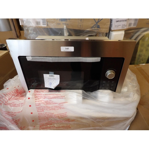 345 - A Bosch built in microwave oven (BFL523MS3B)  - for sale by authority of the Viscount