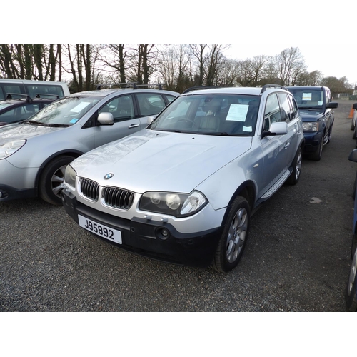 11 - A 2005 BMW X3 3.0D Sport SUV J95892 (diesel/automatic), odometer reading 155,665 miles