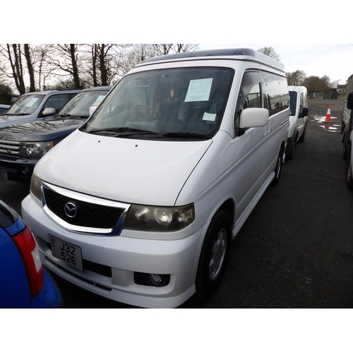 14 - A 2002 Mazda Bongo 2.5 camper van J32526 (petrol/automatic), odometer reading 140,786 miles