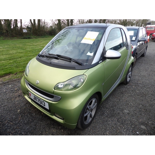 4 - A 2011 Smart Fortwo Passion 0.8 coupe J117513 (diesel/automatic), odometer reading 34,381 miles - ve... 