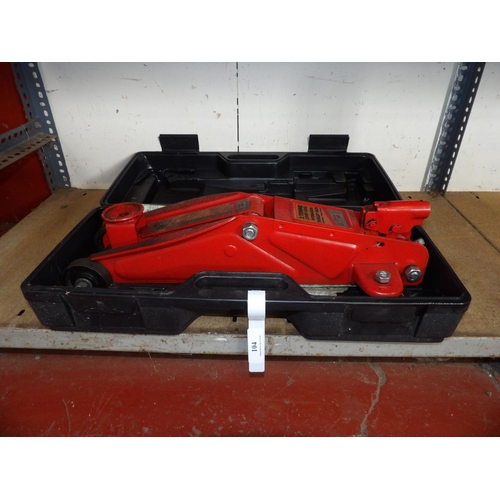 104 - A 2 tonne hydraulic trolley jack