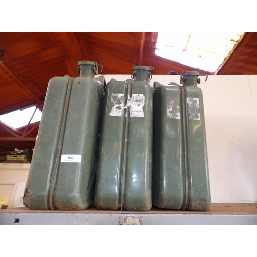 106 - Three Sealey 20L jerry cans