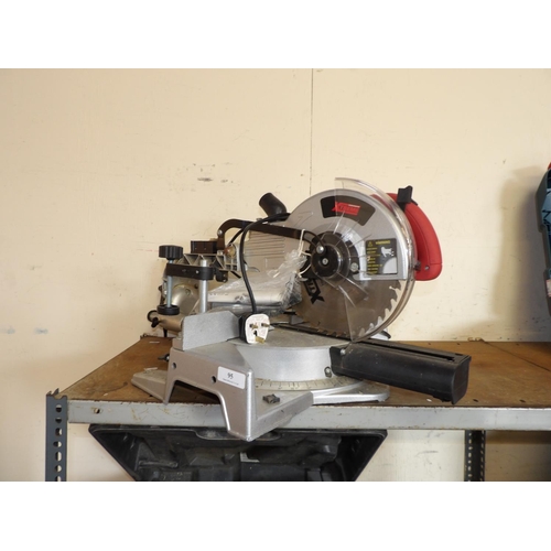 95 - A Powerbase Xtreme compound sliding mitre saw