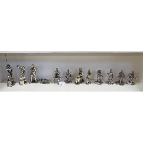 358 - A collection of fine art sculpture English miniatures - for sale by authority of the Viscount