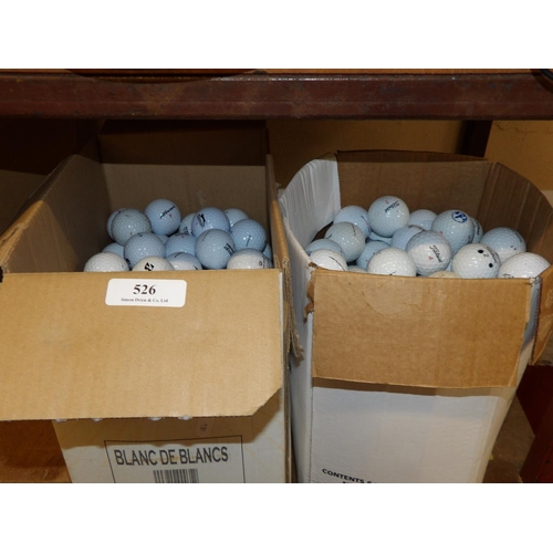 526 - An enormous quantity of golf balls