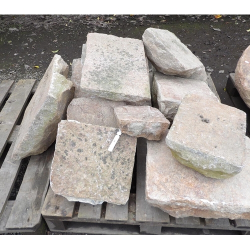 40 - A quantity of Jersey granite flag stones