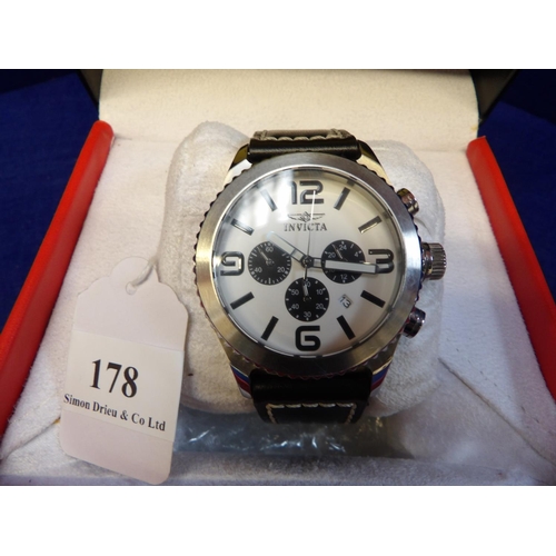 178 - An Invicta speciality collection chronograph wrist watch no. 1426