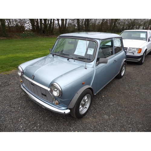 1 - A 1990 Rover Mini Mayfair 1.0 two door saloon J28058 (petrol/manual), odometer reading 76,248 miles