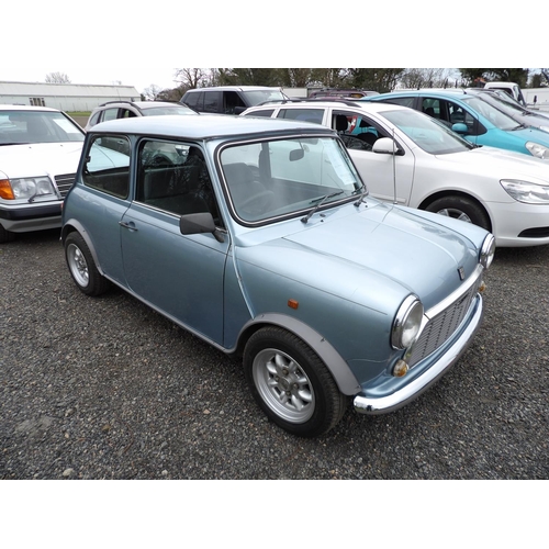 1 - A 1990 Rover Mini Mayfair 1.0 two door saloon J28058 (petrol/manual), odometer reading 76,248 miles