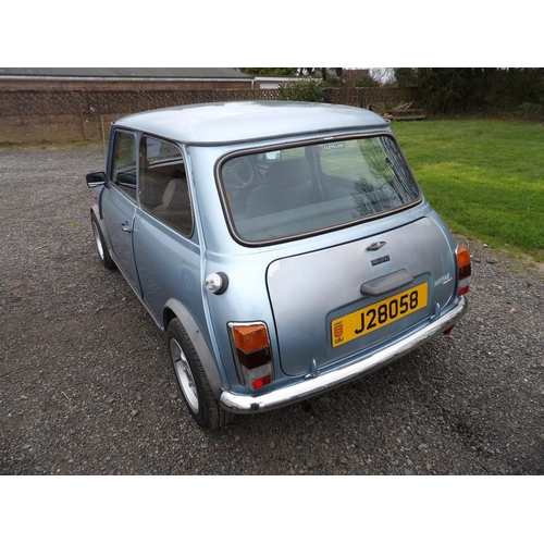 1 - A 1990 Rover Mini Mayfair 1.0 two door saloon J28058 (petrol/manual), odometer reading 76,248 miles