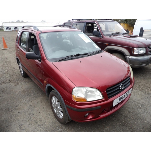 10 - A 2001 Suzuki Ignis GL 1.3 five door hatchback J19472 (petrol/manual), odometer reading 51,232 miles... 