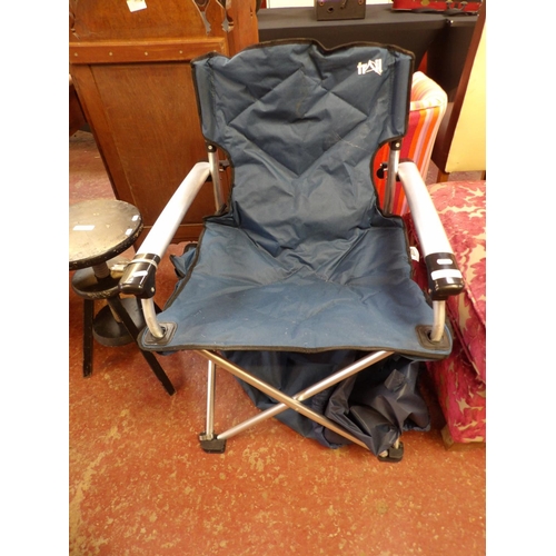 309 - An aluminium framed folding camping chair