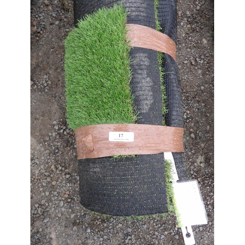 17 - A roll of Luxury Super Soft 38mm artificial grass - 4m x 2.4m