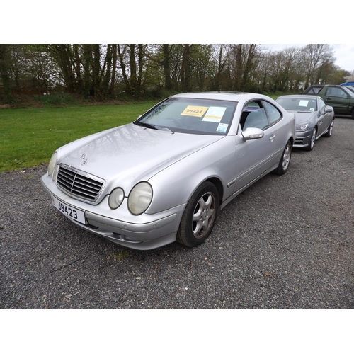 2 - J8423 - A four digit registration mark assigned to a 2001 Mercedes-Benz CLK320 Avantgarde 3.2 coupe ... 