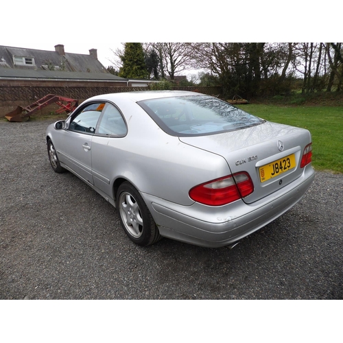 2 - J8423 - A four digit registration mark assigned to a 2001 Mercedes-Benz CLK320 Avantgarde 3.2 coupe ... 