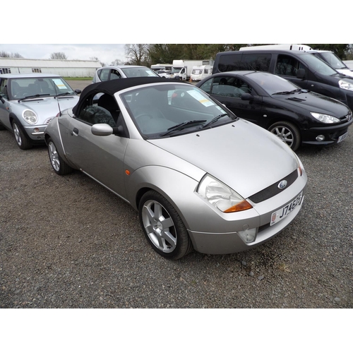 4 - A 2004 Ford Street KA Luxury 1.6 convertible J74629 (petrol/manual), odometer reading 50,887 miles -... 