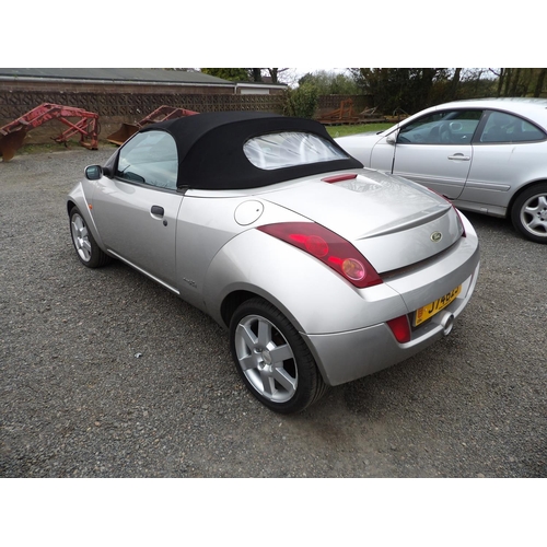 4 - A 2004 Ford Street KA Luxury 1.6 convertible J74629 (petrol/manual), odometer reading 50,887 miles -... 