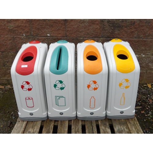 37 - A range of four Glasdon recycling bins