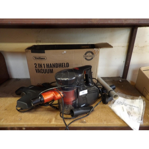 509 - A VonHaus 2 in 1 hand held vacuum