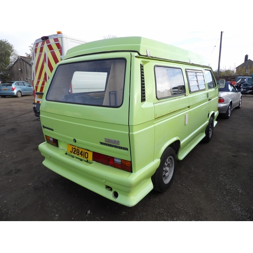 11 - A 1984 Volkswagen Devon Sunrise Transporter 2.0 camper van J28410 (petrol/manual), odometer reading ... 