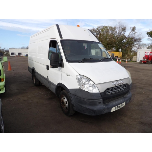 12 - A 2012 Iveco 45C 17L 3.0 TDi medium goods panel van J121420 (diesel/manual), odometer reading 59,654... 