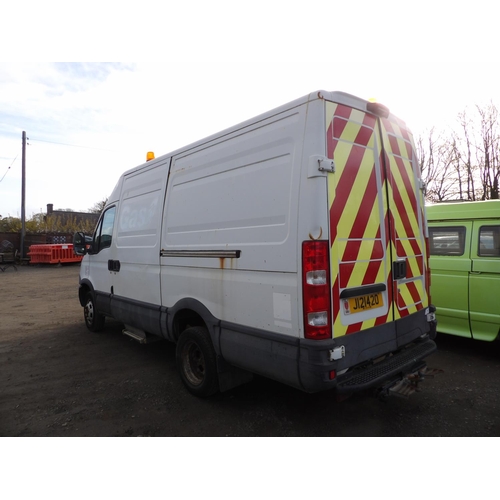 12 - A 2012 Iveco 45C 17L 3.0 TDi medium goods panel van J121420 (diesel/manual), odometer reading 59,654... 